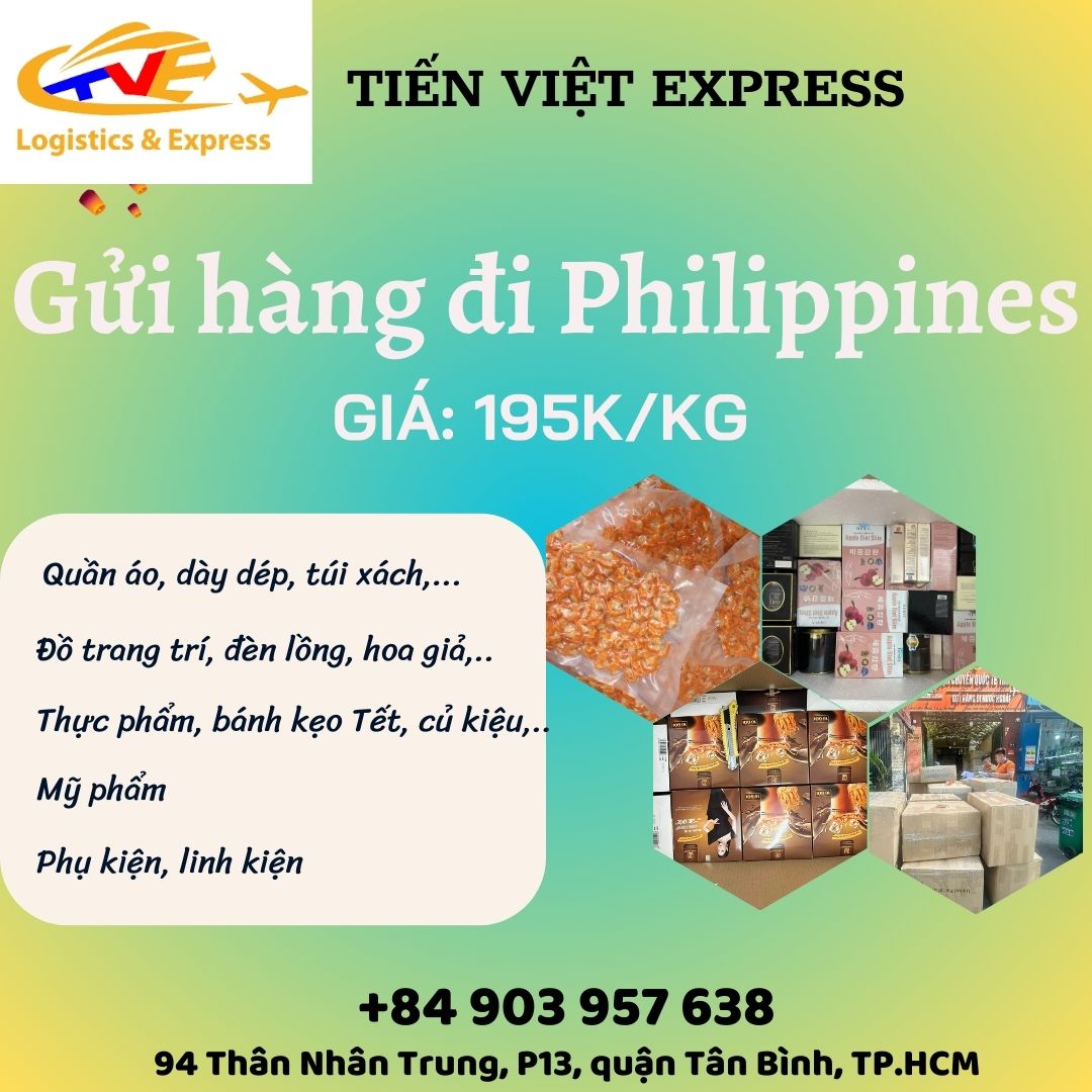 Gửi hàng đi Philippines - Tiến Việt Express